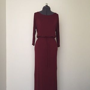 Old Navy Burgundy Maxi Dress